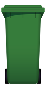 Bin - green