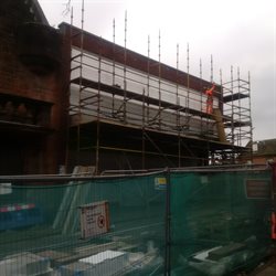 Demolition at Galston site