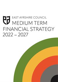 Brochure design for medium term financial strategy 2022-2027
