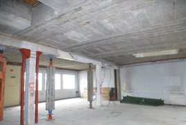 Galston Co-op building, inside stripping out completed