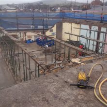 Roof at Galston site