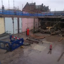 Roof at Galston site