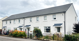 Row of Terraced Properties with External Envelope Enhancements