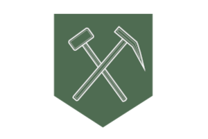 Vector graphic of scot hammer and pickaxe tool