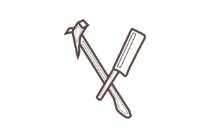 Mauchline-CARS-slatecutter-and-hammer
