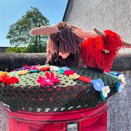Mauchline CARS Yarn Bomb Summer 2024