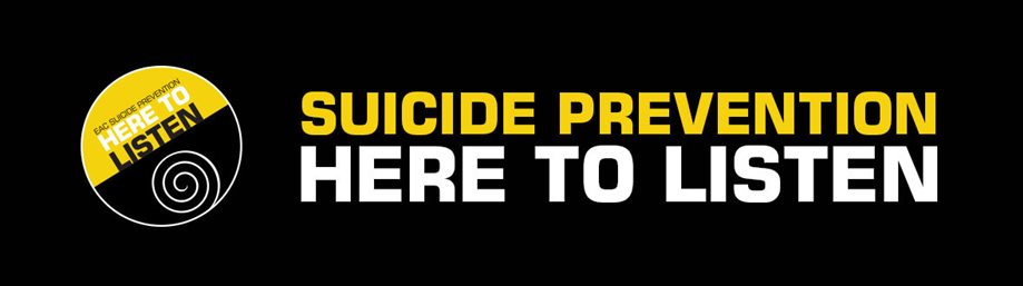 Suicide Prevention Here to Listen logo